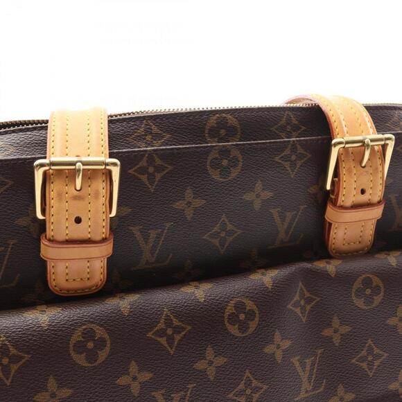 LOUIS VUITTON Brown Monogram Leather Bag - Picture 9 of 9